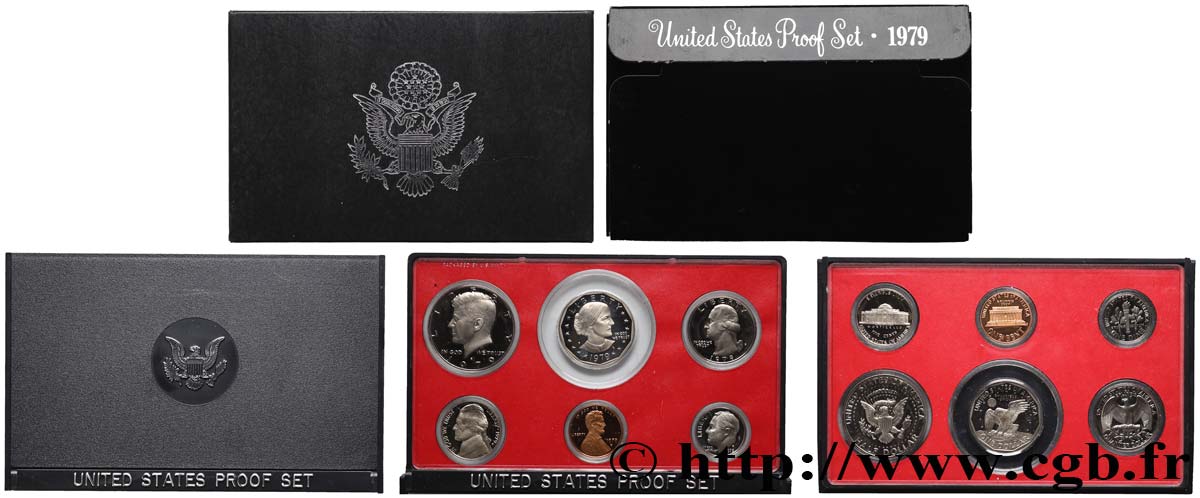 UNITED STATES OF AMERICA Série Proof 6 monnaies 1979 S- San Francisco MS 