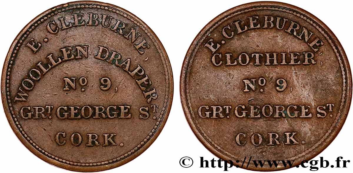 GETTONI BRITANICI 1 Farthing John Arnott & Co Belfast N.D. (1846)  q.SPL 