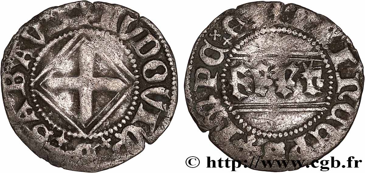 SAVOIE - DUCHÉ DE SAVOIE - LOUIS Quart de gros, 1er type n.d. Cornavin TB