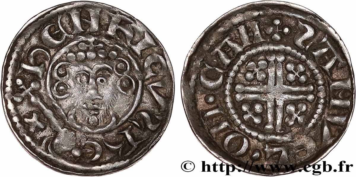 ENGLAND - KINGDOM OF ENGLAND - HENRY III PLANTAGENET Penny dit “short cross”, classe 6c n.d. Canterbury AU 