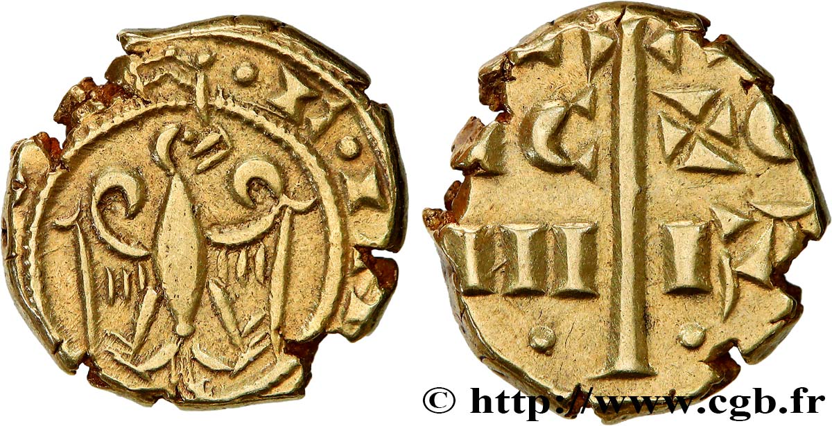 SICILY - KINGDOM OF SICILY - FREDERICK II OF HOHENSTAUFEN Multiple de tari d’or n.d. Messine ou Brindisi AU 