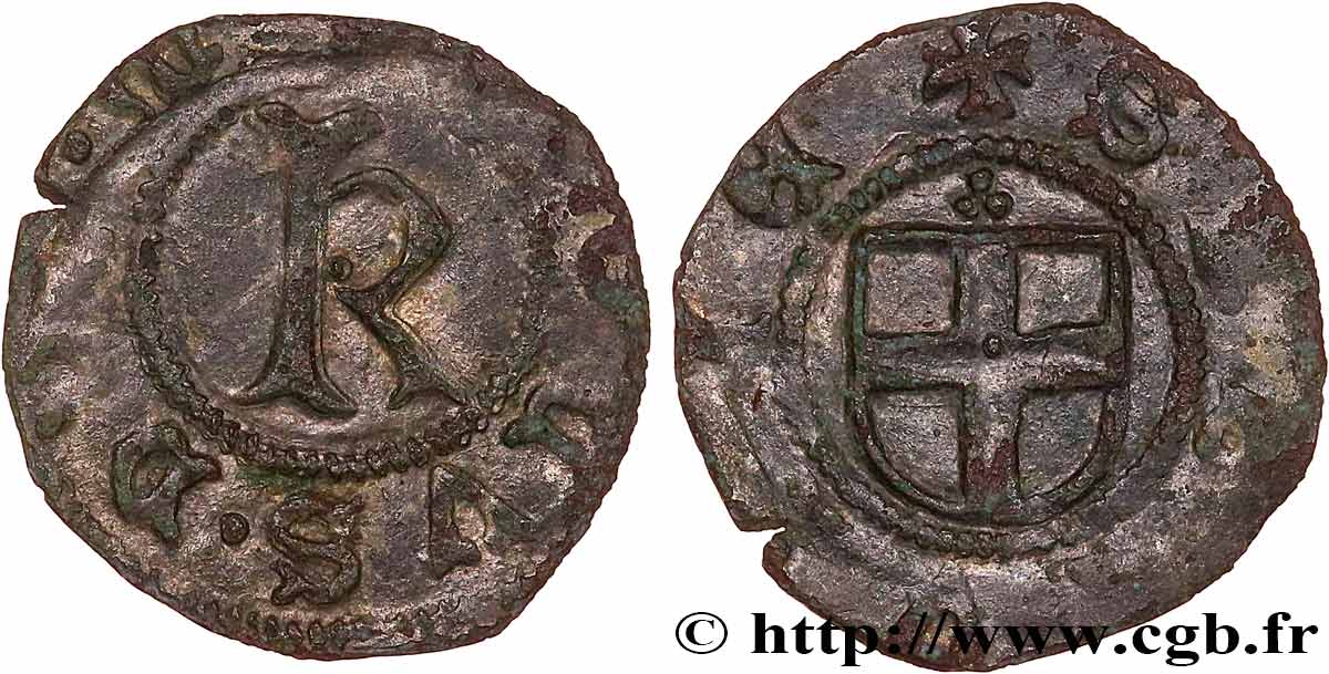 SAVOY - DUCHY OF SAVOY - CHARLES I Fort, 10e type (forte) n.d. Atelier indéterminé VF 