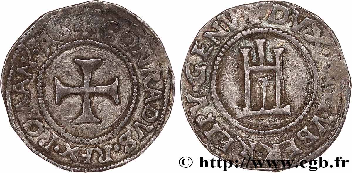 LIGURIE - RÉPUBLIQUE DE GÊNES - ANONYMES Testone n.d. Gènes BB