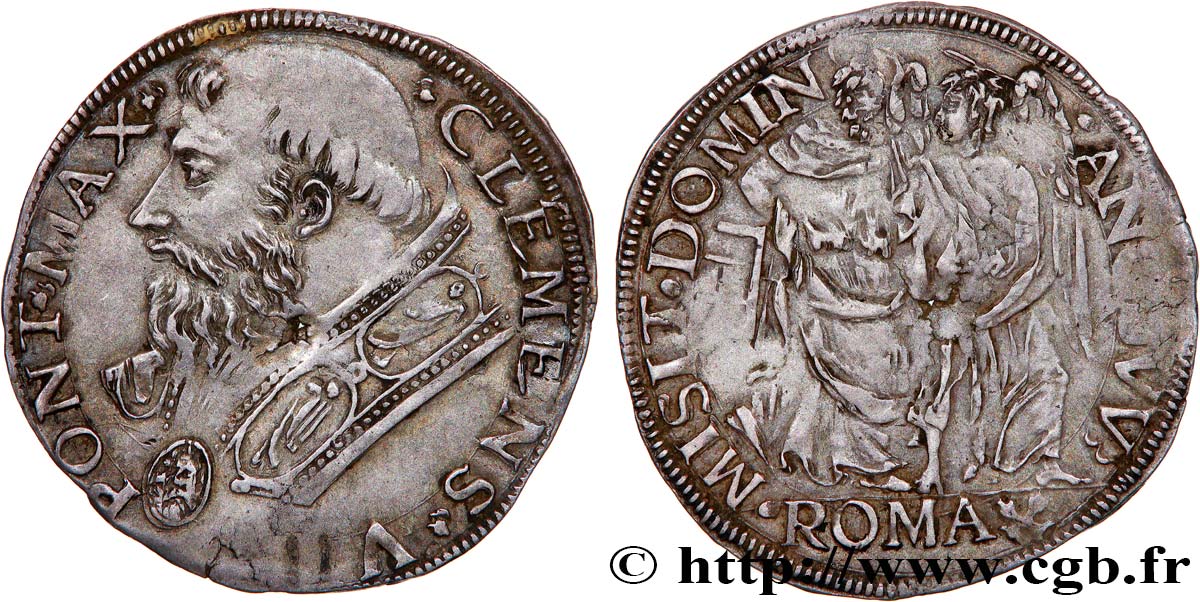 ITALIA - STATO PONTIFICIO - CLEMENTE VII(Giulio de Medicis) Giulio n.d. Rome q.SPL 