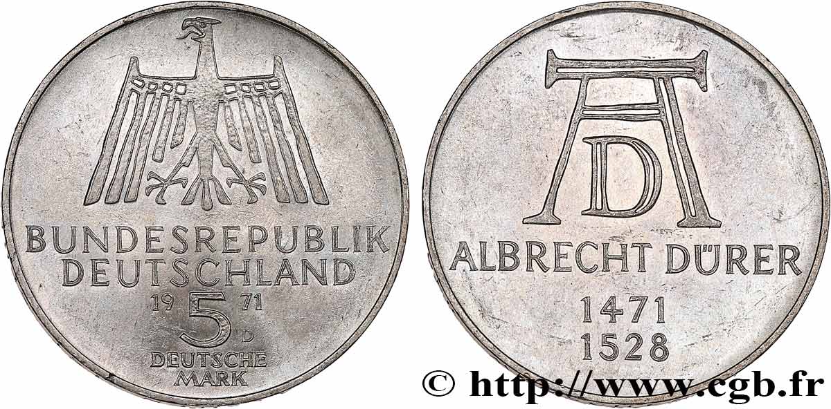 GERMANIA 5 Mark Albrecht Dürer 1971 Munich SPL