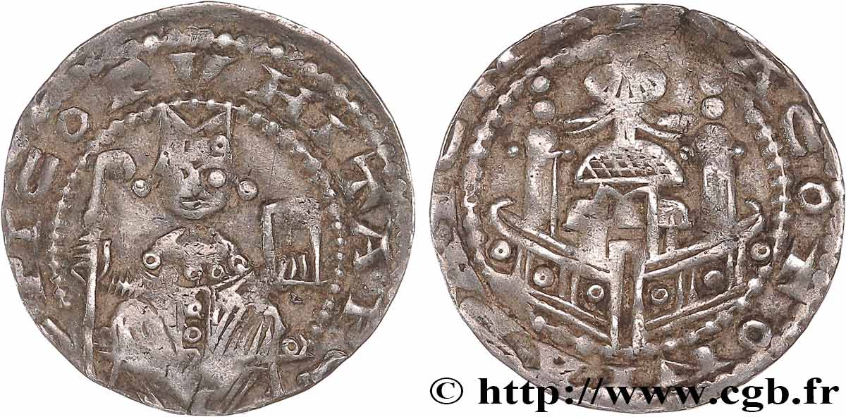 GERMANY - ARCHBISHOPRIC OF COLOGNE - PHILIPP VON HEINSBERG Denier n.d. Cologne VF