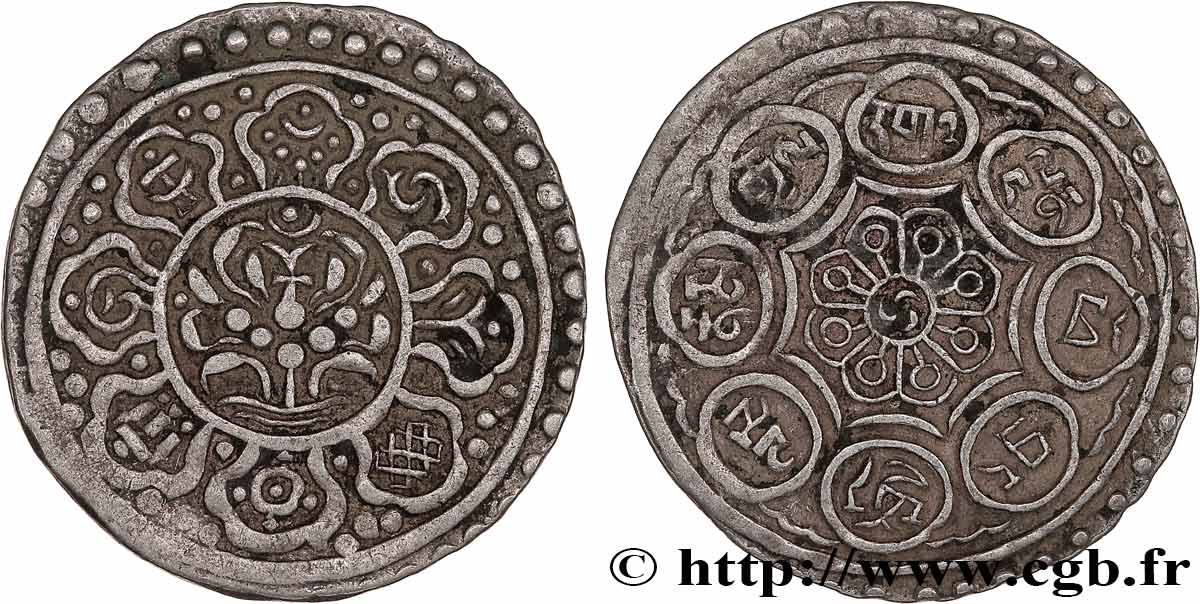 TIBET 1 Tangka au lotus XIXe TTB