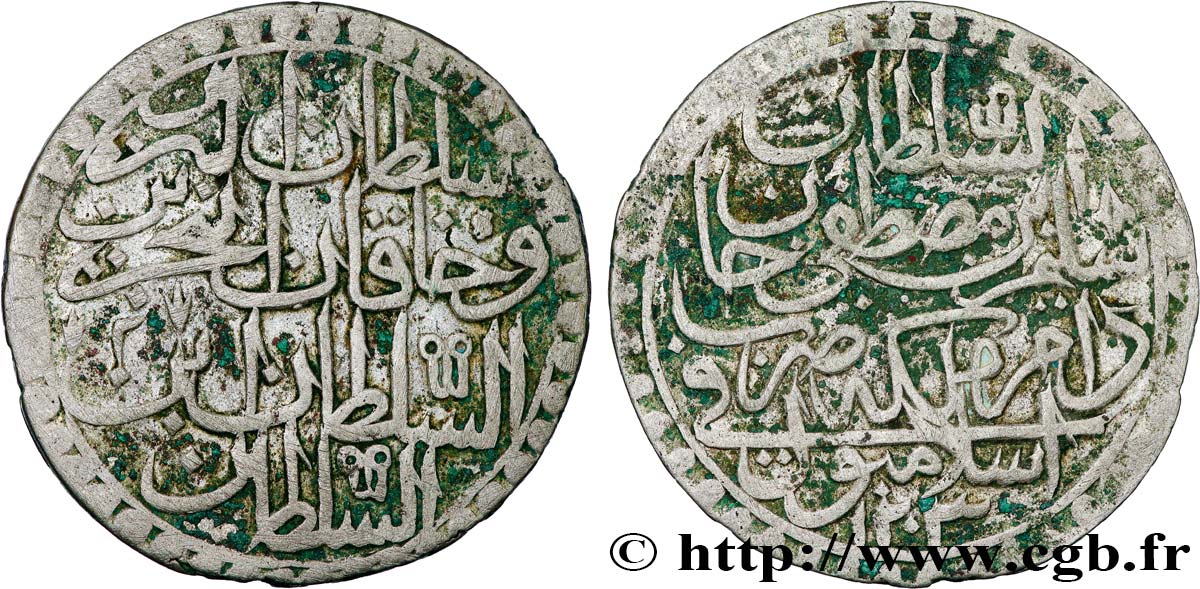 TURKEY 2 Zolota au nom de Selim III AH1203 an 2 1789 Constantinople VF 