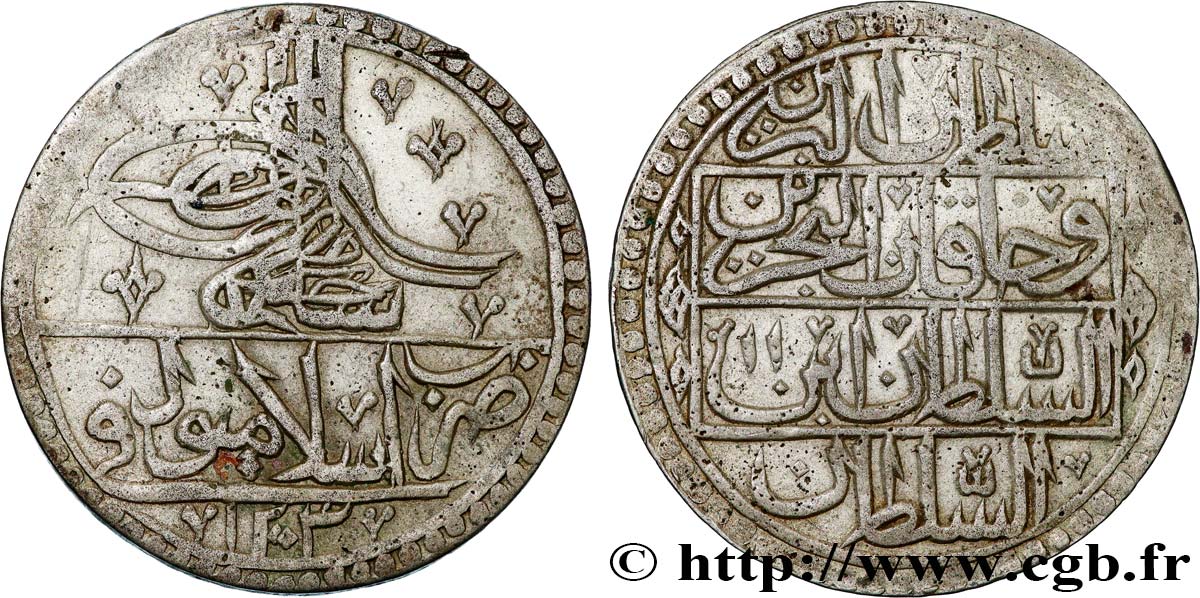 TÜRKEI 1 Yuzluk Selim III AH 1203 an 11 1799 Istanbul SS 