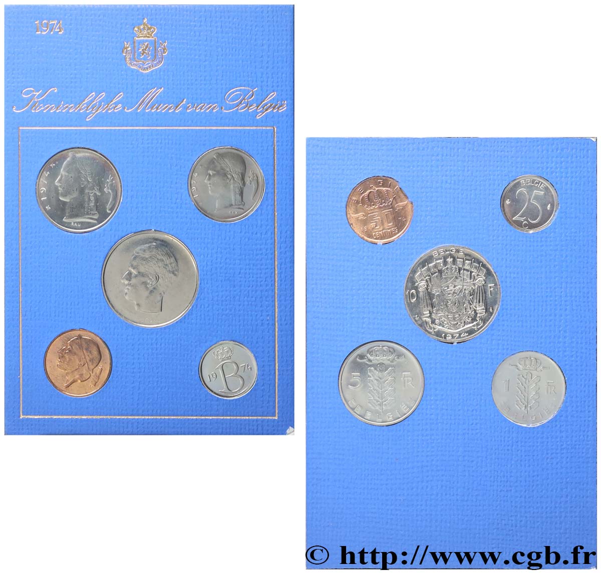 BÉLGICA Série FDC légende flamande 1974 Bruxelles SC