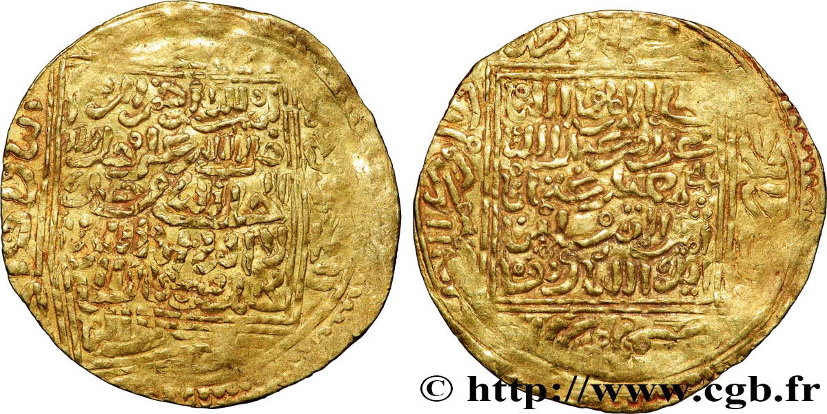 MERINI - ABU SAID UTHMAN II 1 dinar N.D.  BC+ 