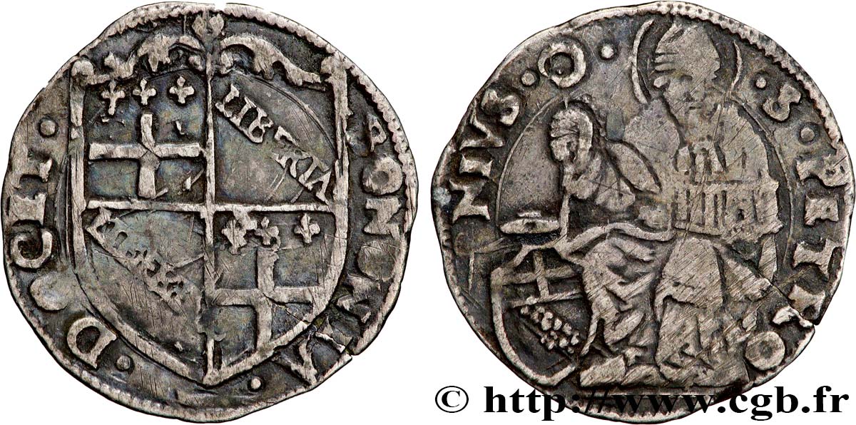 ITALY - PAPAL STATES – CLEMENT VII (Giulio de Medicis) Grosso n.d. Bologne VF 