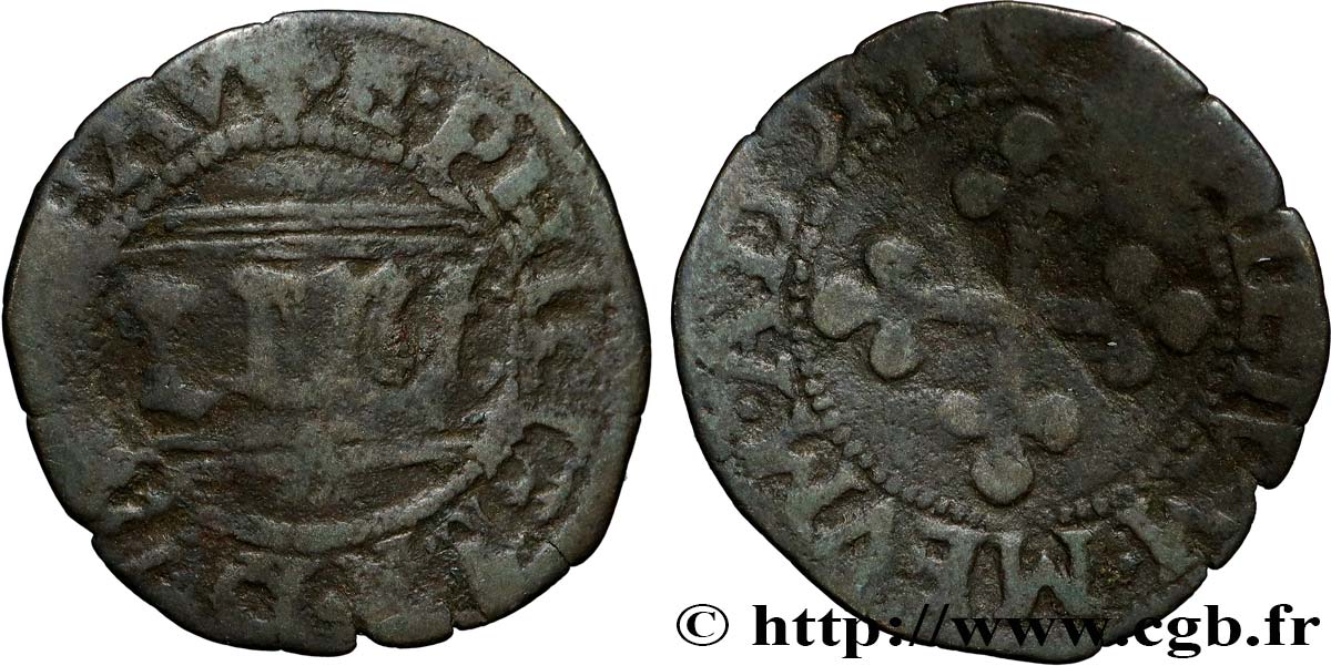 SAVOIE - DUCHÉ DE SAVOIE - EMMANUEL-PHILIBERT DIT TÊTE DE FER Quart de gros, 7e type n.d. Chambery TB