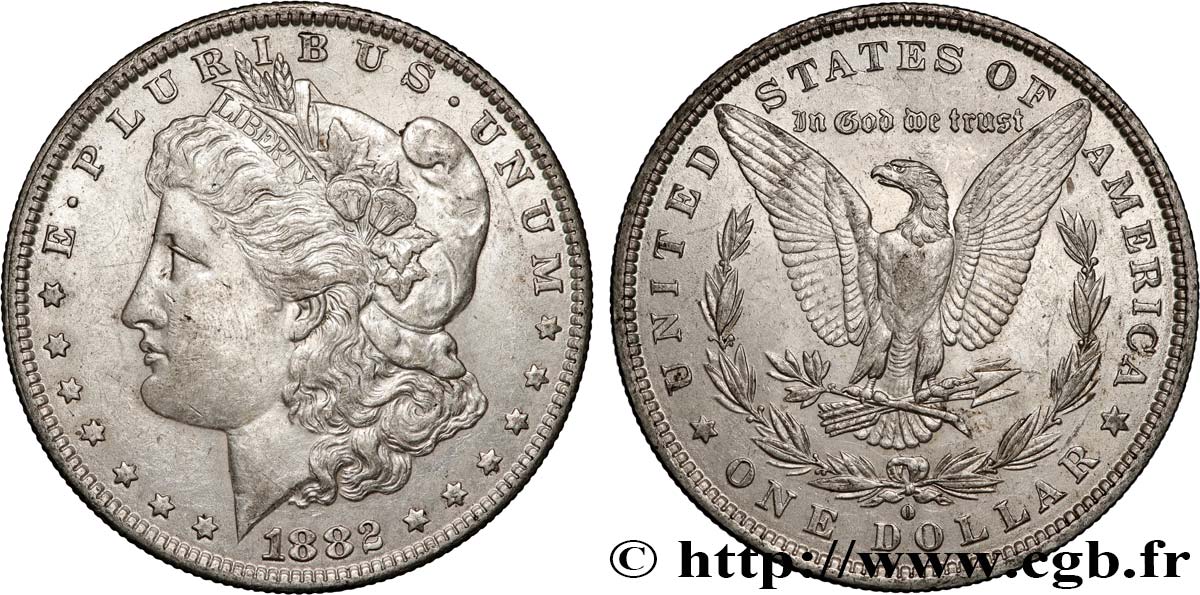 UNITED STATES OF AMERICA 1 Dollar Morgan 1882 Nouvelle-Orléans AU