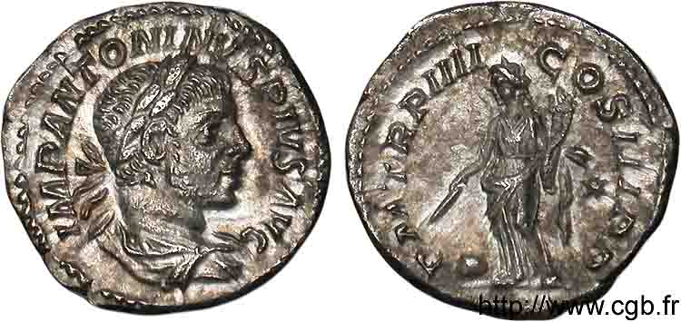 ÉLAGABAL Denier FDC