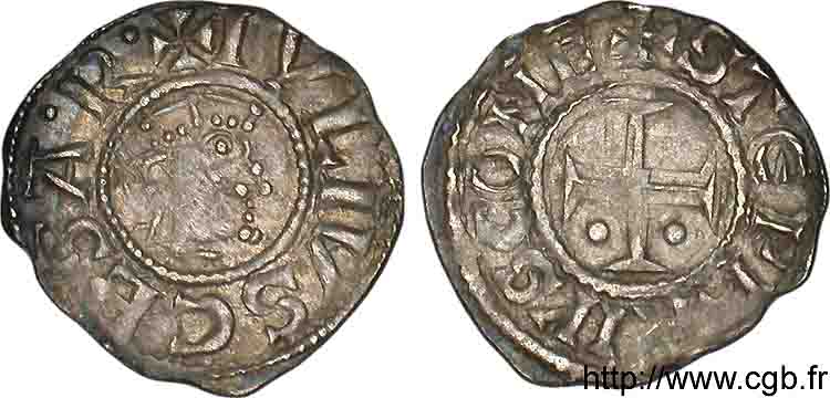 BERRY - COMTÉ DE SANCERRE - ÉTIENNE Ier Denier AU