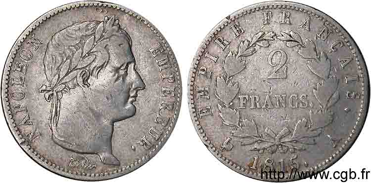2 francs Cent-Jours 1815 Paris F.256/1 S 