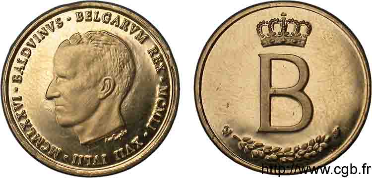 BELGIQUE - ROYAUME DE BELGIQUE - BAUDOUIN Ier Module de 20 francs Or, 25e anniversaire de règne 1976 Bruxelles FDC 