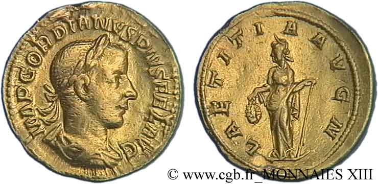 GORDIANO III Aureus BB