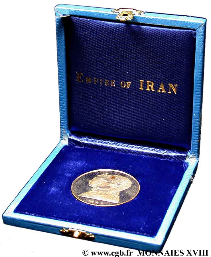 IRAN - MOHAMMAD RIZA PAHLAVI SHAH 2000 rials or, 2500e anniversaire de l’Empire Perse 1971 Téhéran FDC 