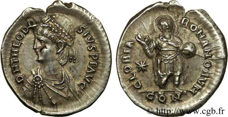 THEODOSIUS II Miliarense AU