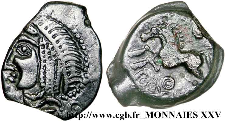 GALLIA BELGICA - MELDI (Regione di Meaux) Bronze ROVECA, classe IIIb AU/XF