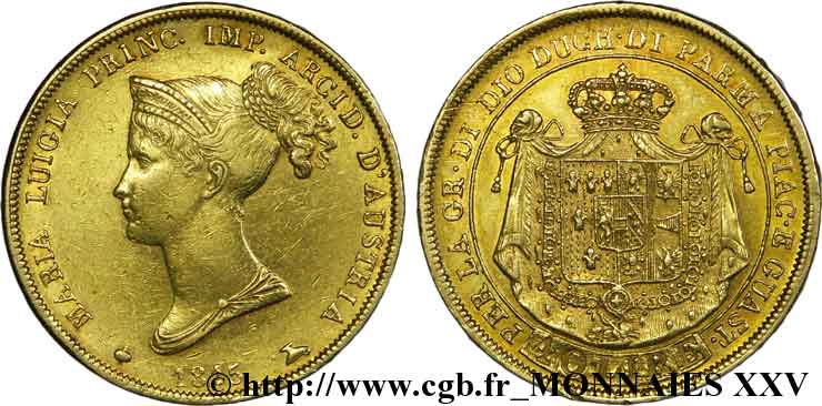 40 lires or 1815 Milan VG.2385  XF 