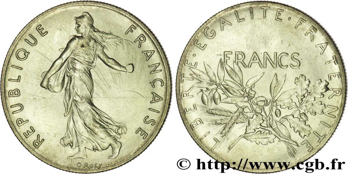 Concours de la 10 francs Mathieu, Module de 10 francs Semeuse 34 mm, sans le mot essai n.d. Paris G.- SPL
