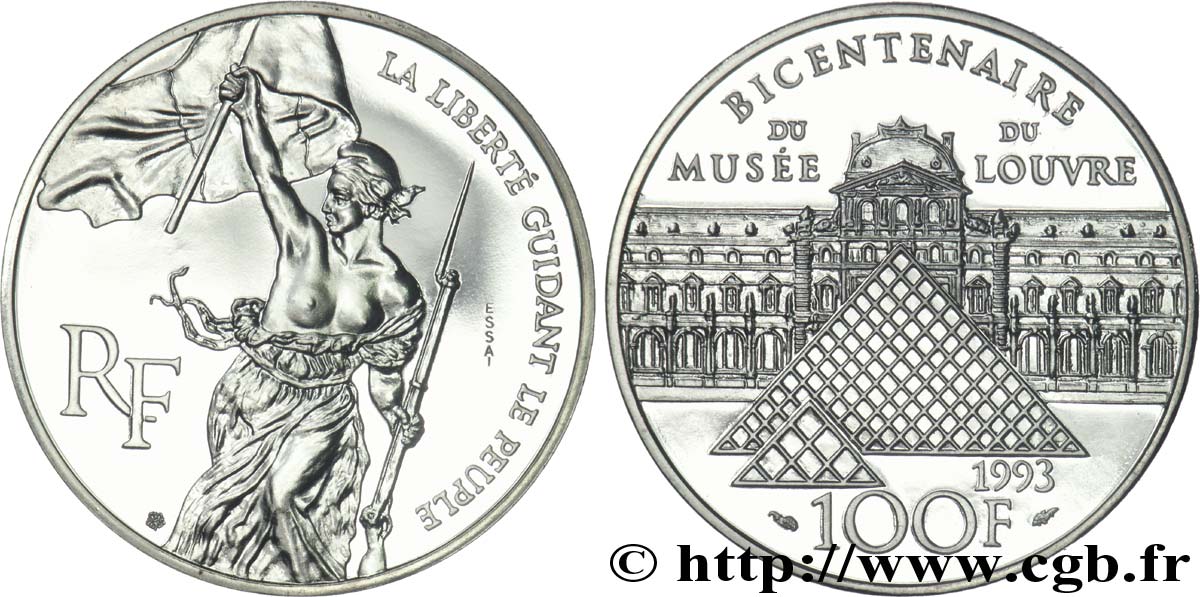 Essai de 100 francs Liberté guidant le peuple 1993 Pessac F.461/1 MS