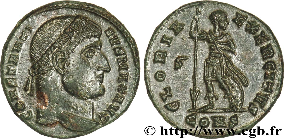 CONSTANTIN Ier LE GRAND Centenionalis ou nummus SPL