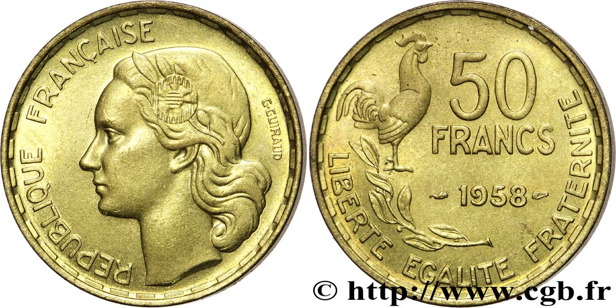 50 francs Guiraud 1958 Paris F.425/14 VZ