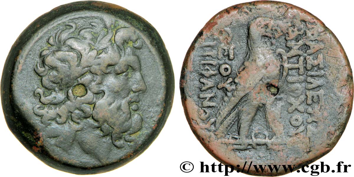 SYRIA - SELEUKID KINGDOM - ANTIOCHUS IV EPIPHANES Tetrachalque (GB, Æ 34) XF
