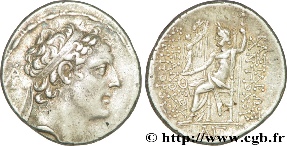 SYRIA - SELEUKID KINGDOM - ANTIOCHUS IV EPIPHANES Tétradrachme AU