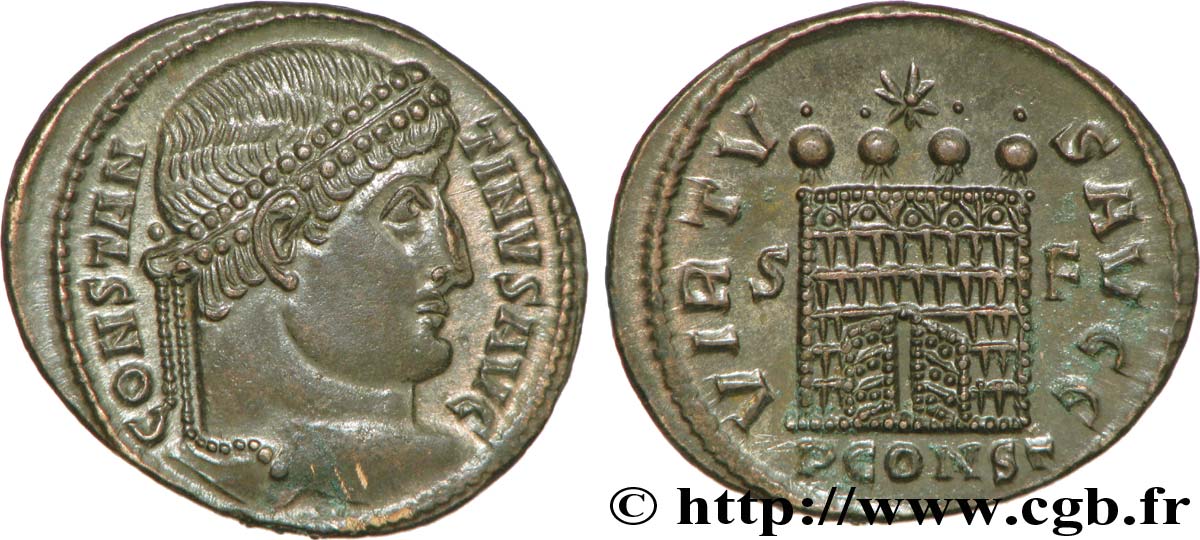 COSTANTINO I IL GRANDE Centenionalis ou nummus MS