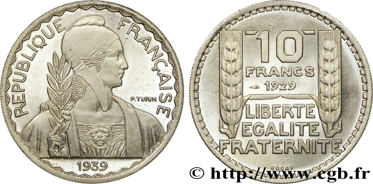Préparation de la 20 francs Pétain, grand module, 30 mm, 12 g - Essai n.d. Paris Maz.2606 e SC