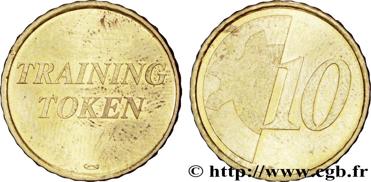 EUROPEAN CENTRAL BANK 10 centimes d’euro, Training Token n.d. MS