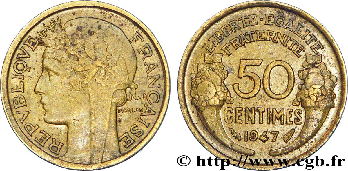50 centimes Morlon 1947  F.192/19 TTB 