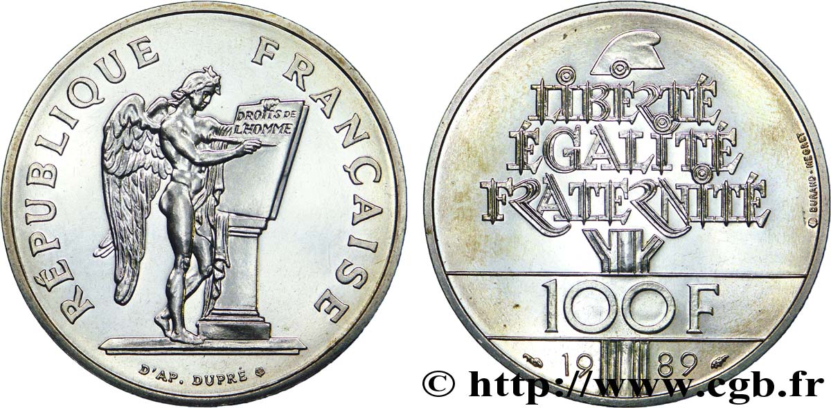 100 francs Droits de l Homme 1989 F.457/2 AU
