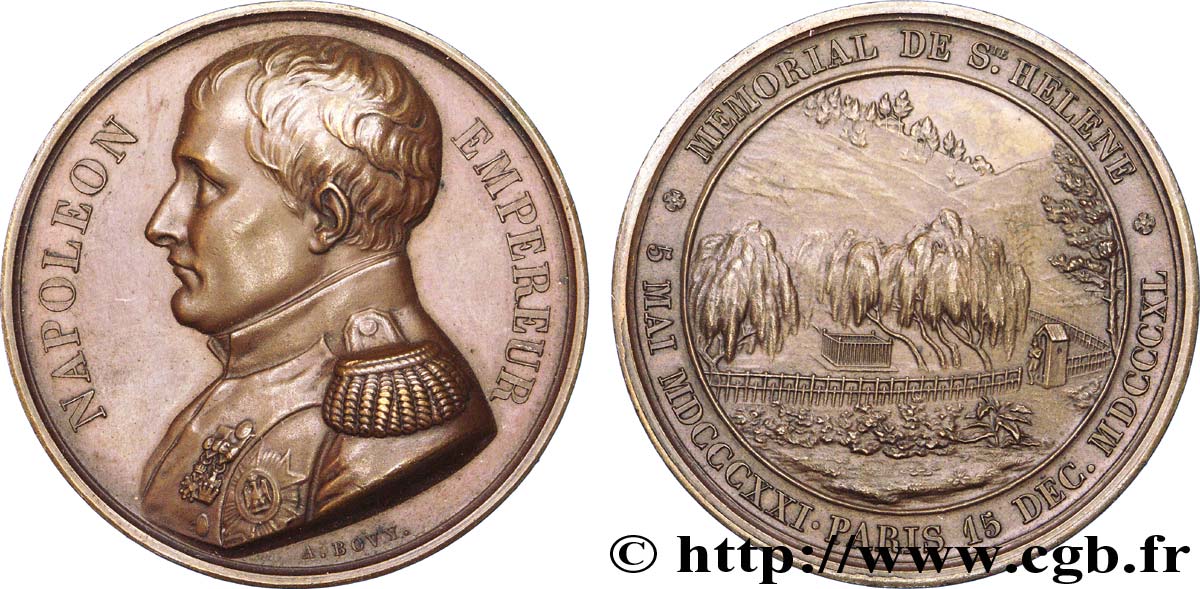 LUIGI FILIPPO I Médaille BR 41, Mémorial de Sainte-Hélène AU