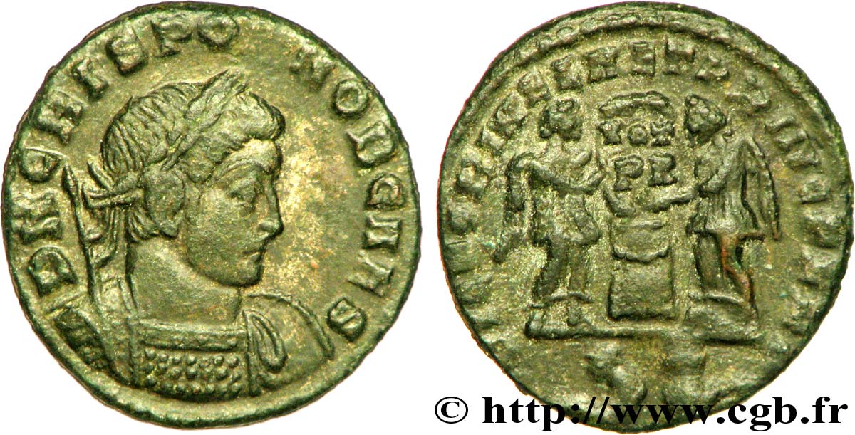 CRISPUS Centenionalis ou nummus SUP/TTB+