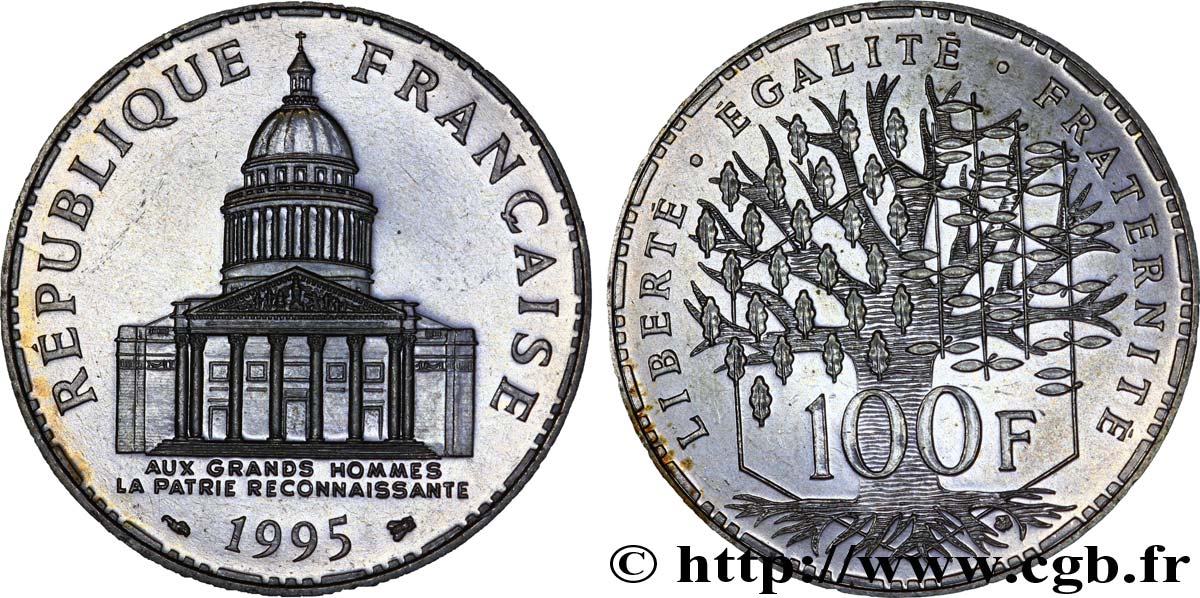 100 francs Panthéon 1995 F.451/16 SUP