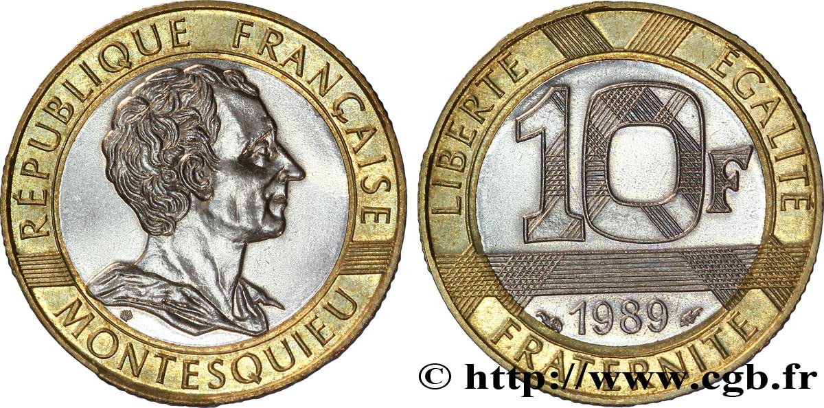 10 francs Montesquieu 1989 F.376/2 fST
