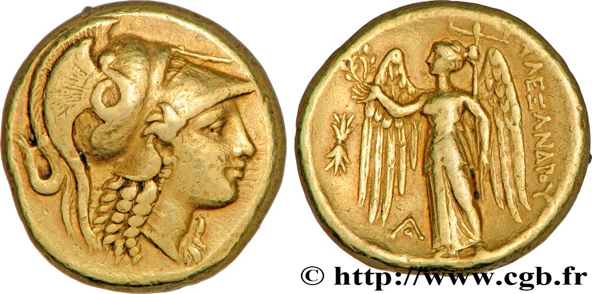 MACEDONIA - MACEDONIAN KINGDOM - ALEXANDER III THE GREAT Distatère d’or AU