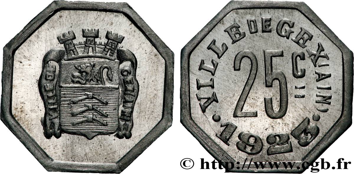 VILLE DE GEX 25 Centimes Ville de Gex SC
