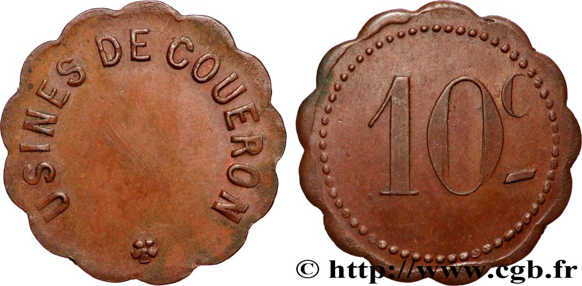 USINES DE COUERON 10 Centimes Usines de Couéron XF