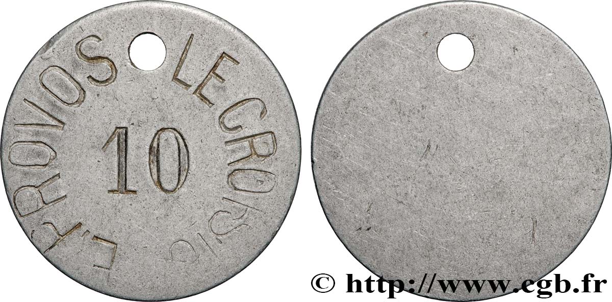 E. PROVOS (épicier) 10 Centimes E.Provos (épicier) - Le Croisic TTB