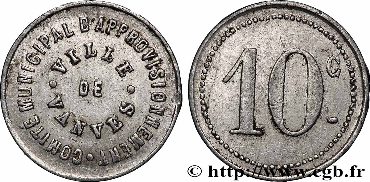 COOPERATIVES 10 Centimes Comité municipal d’approvisionnement Vanves TTB