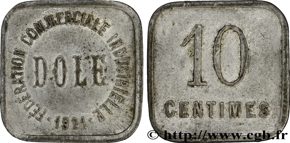 FEDERATION COMMERCIALE INDUSTRIELLE 10 Centimes VF