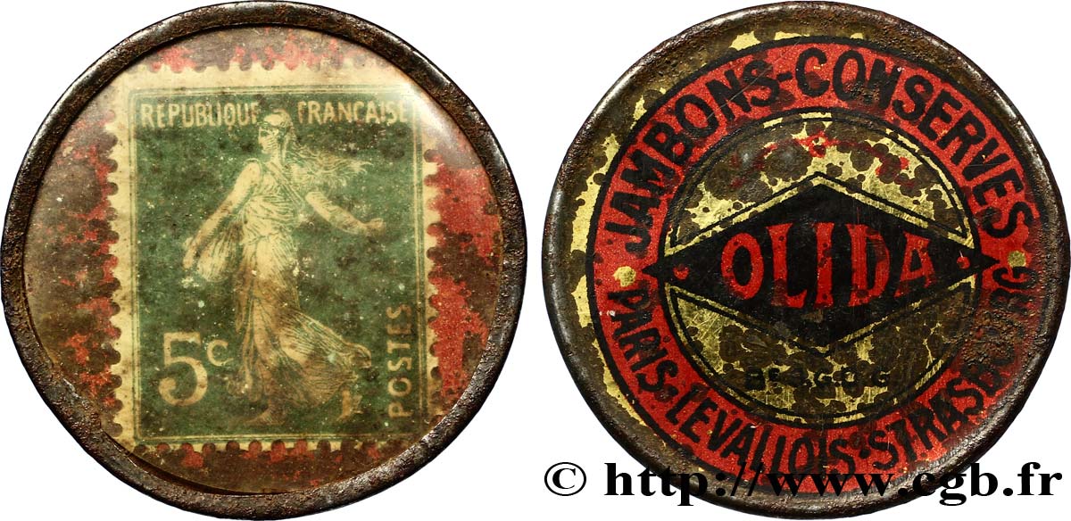 OLIDA Timbre 5 Centimes RC
