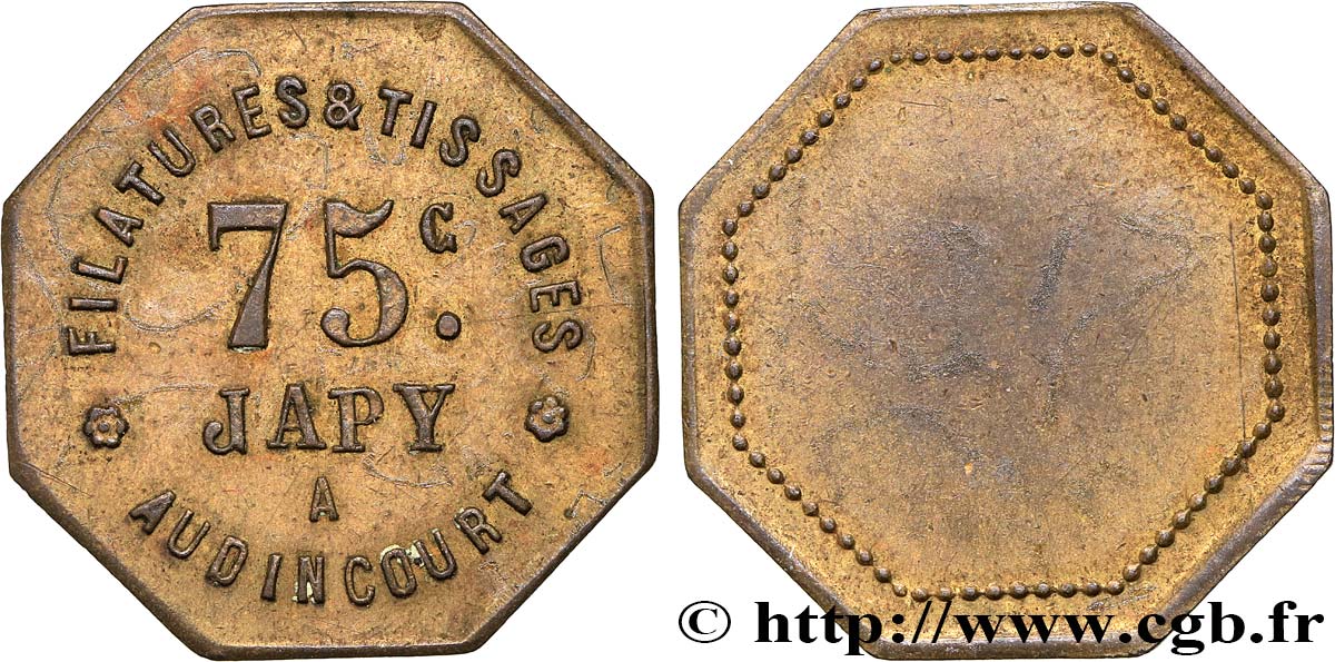 USINES JAPY 75 CENTIMES SS